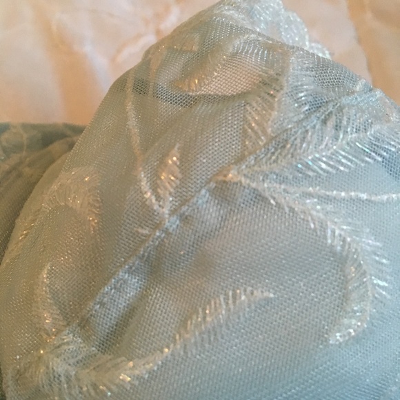 Victoria's Secret Blue Shimmer Lace and Sheer Bra - Picture 4 of 6